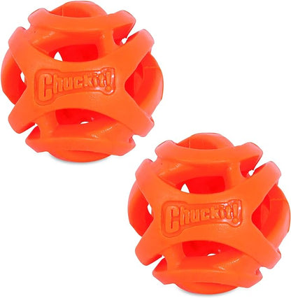 Chuckit Air Fetch Ball Dog Toy, Small (2 Inch Diameter), for dogs 0-20 lbs, Pack of 2