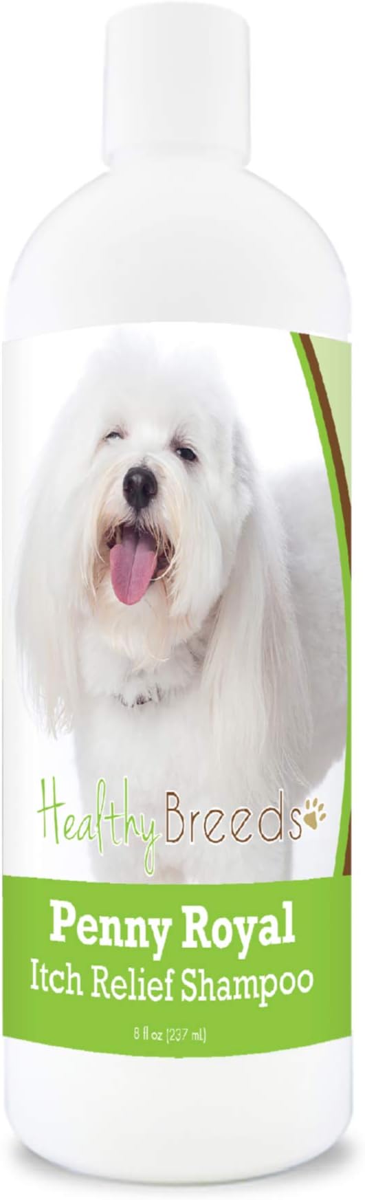 Healthy Breeds Coton de Tulear Penny Royal Itch Relief Shampoo - Stop The Scratching & Relieve The Itch with Essential Oils of Eucalyptus & Cedarwood - Mint Scent - 8 oz