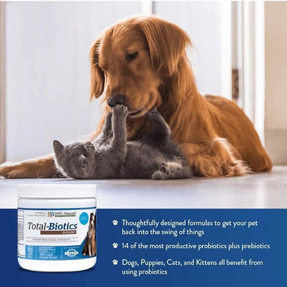 Total Biotics & Probiotics for Dogs and Cats, 365 Cups Treats, 8 ounces