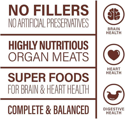 360 Pet Nutrition Freeze Dried Raw Complete Meal for Adult Dogs, High Protein, Omega 3's, No Fillers, Made in The USA, 16 Ounce (Multi Meat)