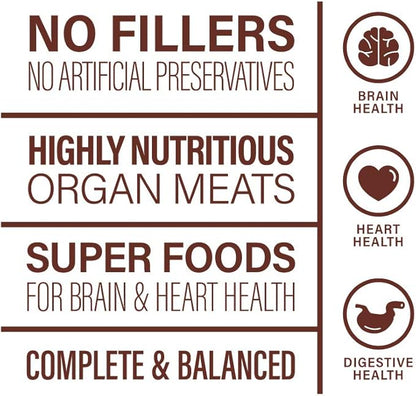 360 Pet Nutrition Freeze Dried Raw Complete Meal for Adult Dogs, High Protein, Omega 3's, No Fillers, Made in The USA, 16 Ounce (Multi Meat)