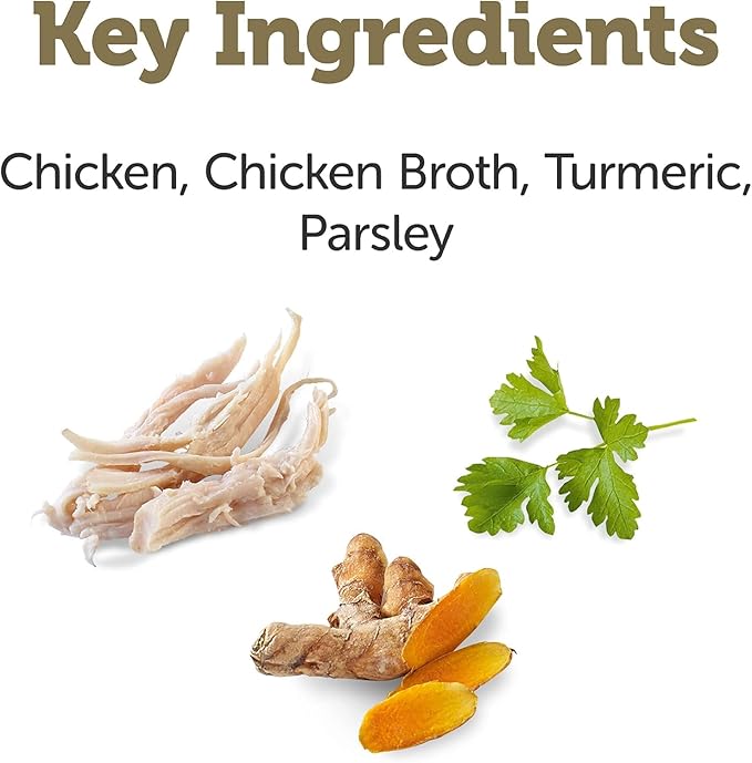 Variety Pack (6) Applaws Taste Toppers Bone Broth Wet Dog Food Topper [3 Beef, 3 Chicken] with Turmeric & Parsley (7.1 oz Each) with AuroraPet Wipes