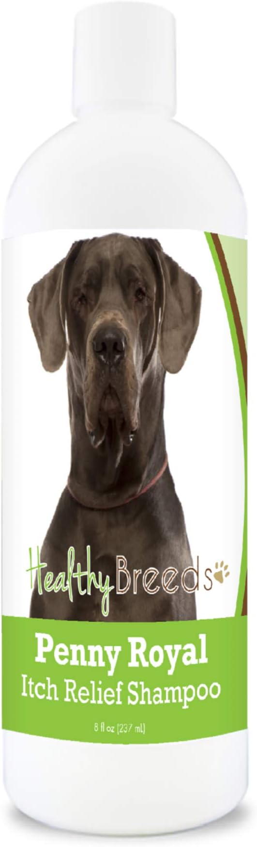 Healthy Breeds Great Dane Penny Royal Itch Relief Shampoo - Stop The Scratching & Relieve The Itch with Essential Oils of Eucalyptus & Cedarwood - Mint Scent - 8 oz