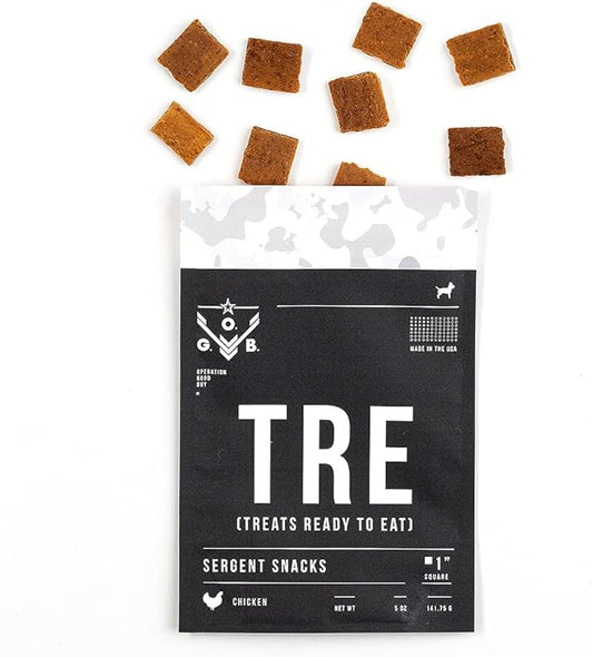 Operation Good Boy Dog Treats - 1" Chicken Squares Sergeant Snacks | Natural, Farm-Raised Meat - Vet-Formulated AAFCO approved ingredients | Perfect Training Treats for Medium to Large Dogs