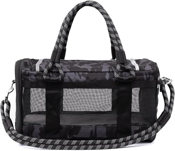 ROVERLUND Airline-Compliant Pet Carrier | includes Leash | Suitable for Pets up to 20lbs