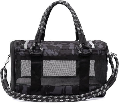 ROVERLUND Airline-Compliant Pet Carrier | includes Leash | Suitable for Pets up to 20lbs