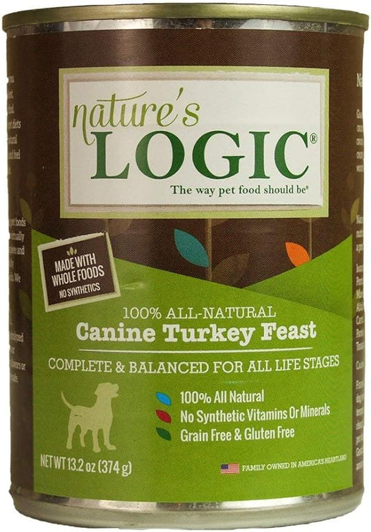 Natures Logic NL00159 Grain-Free Turkey Feast Wet Dog Food, One Size