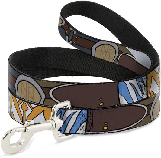 Star Wars Pet Leash, Dog Leash, Star Wars The Clone Wars Ahsoka Tano Bounding Elements, 6 Feet Long 0.5 Inch Wide