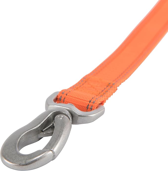 Browning Classic Dog Leash, Safety Orange, 6ft x 1in