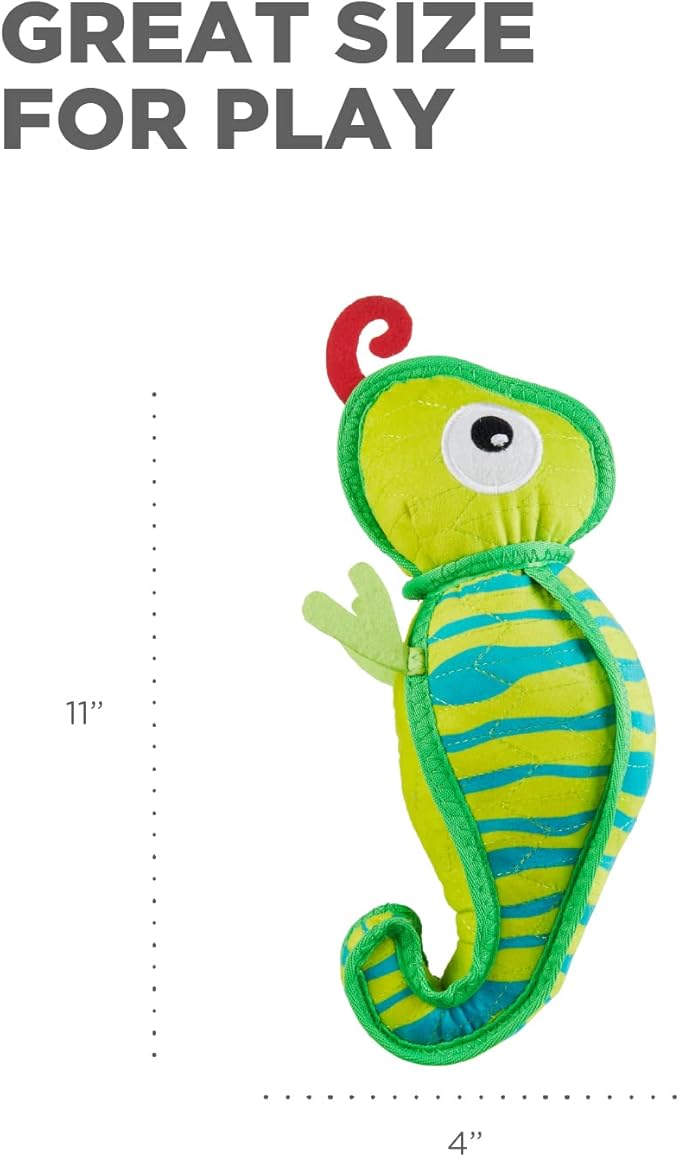 Outward Hound Xtreme Seamz Lizard Squeaky Durable Dog Toy