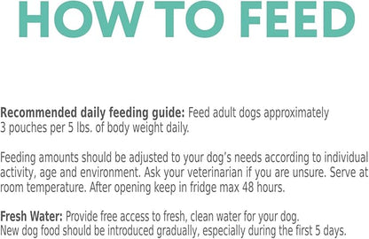 OPtimeal Wet Dog Food Pouches - Proudly Ukrainian - Nutritionally Balanced Dog Food Wet Recipe for Digestive Care of Adult Dogs (4.5lbs Total (24 Pouches), Chicken & Lamb)