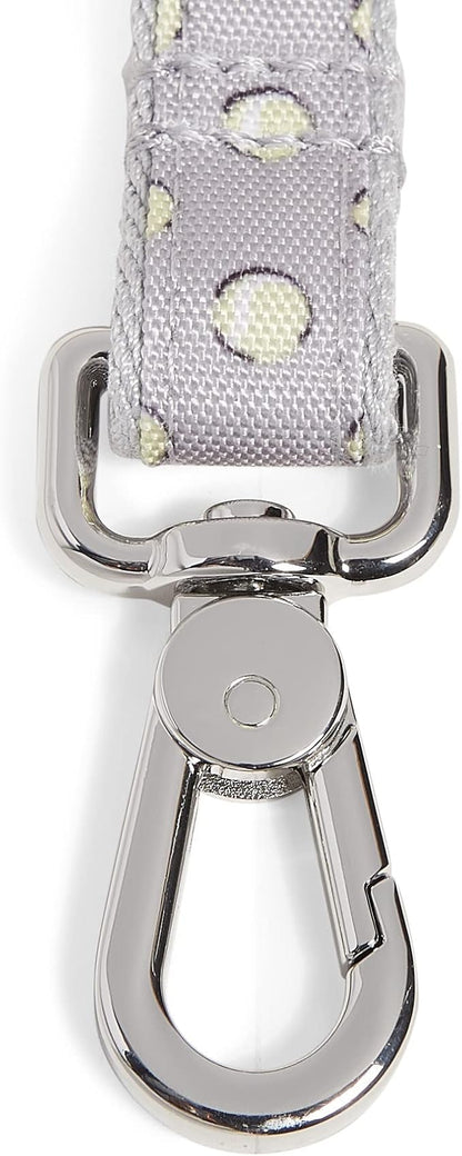 Vera Bradley Women's Recycled Lighten Up Water-repellent Pet Leash, Tennis Ball Dots, Large