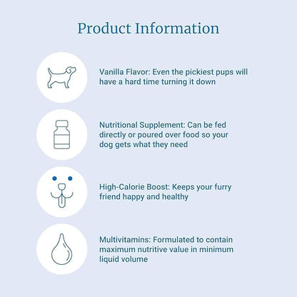 Pet-Ag Dyne High Calorie Liquid Nutritional Supplement for Dogs & Puppies 8 Weeks and Older - 1 Gallon - Supports Performance and Endurance - Sweet Vanilla Flavor