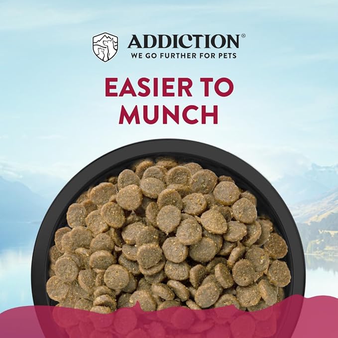 Addiction Viva La Venison All Life Stages Small Breed Grain-Free Premium Venison Dry Dog Food Crafted in New Zealand - 3.3 lb