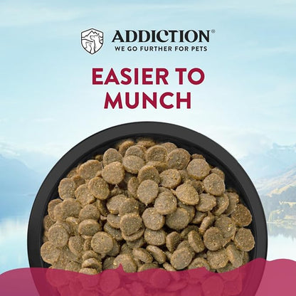 Addiction Viva La Venison All Life Stages Small Breed Grain-Free Premium Venison Dry Dog Food Crafted in New Zealand - 3.3 lb