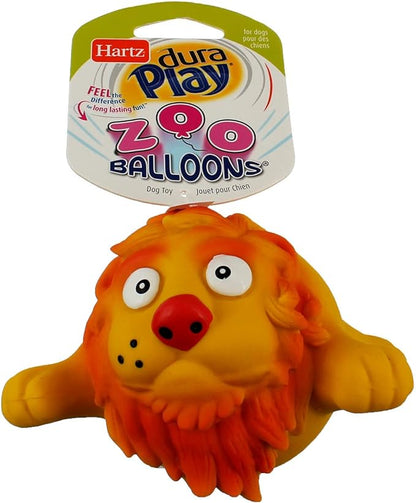 Hartz Dura Play ZooBalloons Dog Toy, 1 Count (Pack of 1), All Breed Sizes