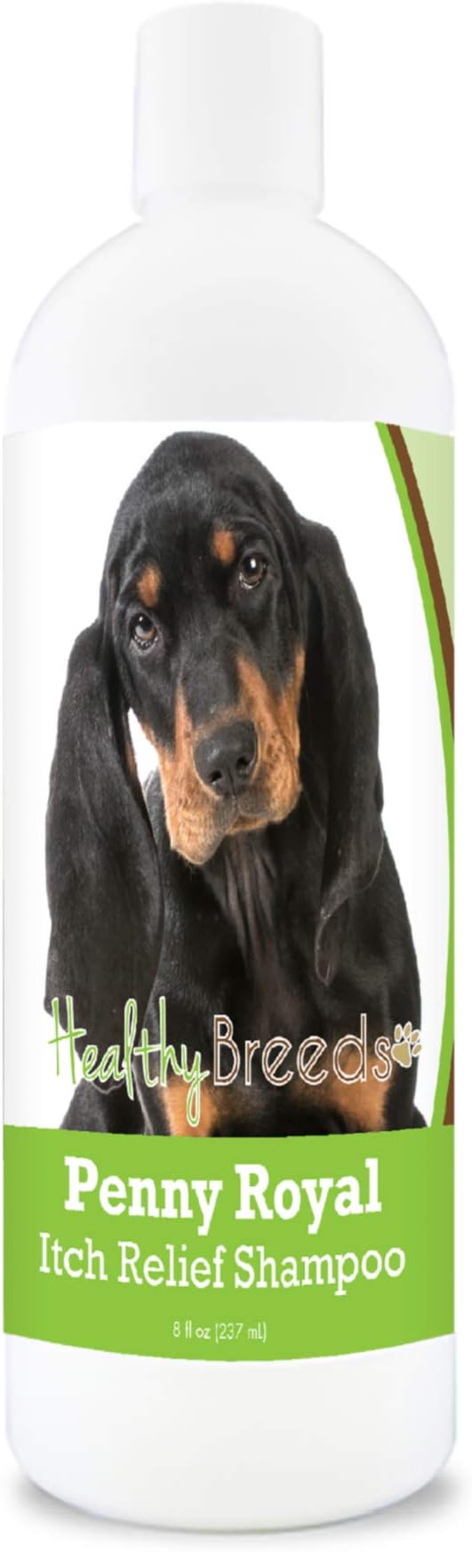 Healthy Breeds Black and Tan Coonhound Penny Royal Itch Relief Shampoo 8 oz