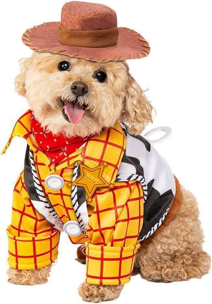 Rubie's Disney: Toy Story Pet Costume, Woody, Medium (200187_M) Multicolor