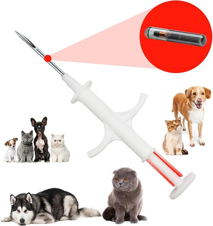 Animal ID Microchip for Dogs Cats Horses Pigs Cows 20 Pack 2.12X12mm ISO11784/ISO11785/FDX-B Pet ID Tags, 15 ID Microchip