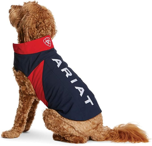 Ariat Team Softshell Dog Jacket - Insulated, Water Repellant Pet Coat