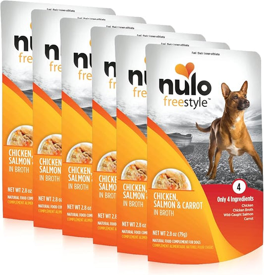 Nulo Freestyle Puppy & Dog Wet Dog Food Topper, Premium All Natural Grain-Free, Real Meat Dog Food Topper with High Animal-Based Protein and Only 5 or Less Ingredients with No Additives