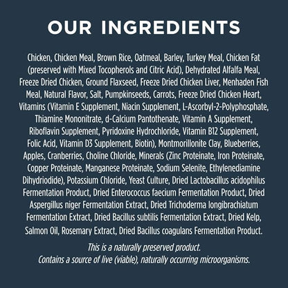 Instinct Raw Boost Whole Grain Real Chicken & Brown Rice Recipe Natural Dry Dog Food, 4.5 lb. Bag