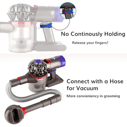 Pet Grooming Tool Kit for Dyson - Pet Hair Grooming Tool Shedding Deshedding Brush and Extension Hose for Dyson GEN5 G5 V15 V12 V11 V10 V8 V7 Vacuum Cleaner