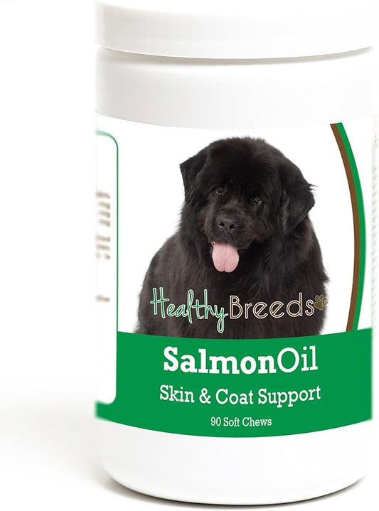 Healthy Breeds Newfoundland Salmon Oil Soft Chews 90 Count