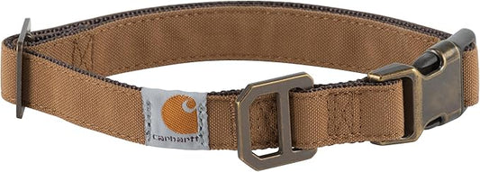 Carhartt Nylon Duck Dog Collar Carhartt Brown/Dark Brown Large