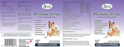 Probiotic 8 Plus Pet Probiotics | Enzymes & Fiber for Digestion | Natural Herbal Digestive Supplement |Reduces Indigestion | Specially for Cat & Dogs (1kg,1000g)