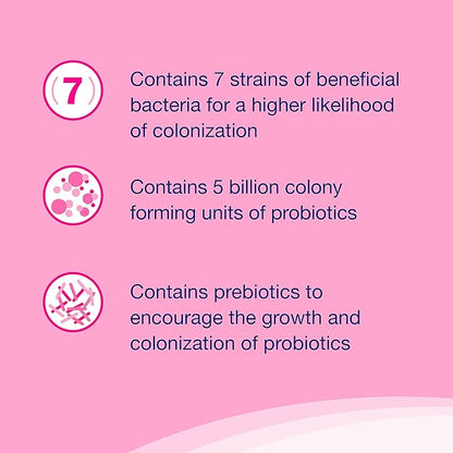 Proviable Digestive Health Supplement Multi-Strain Probiotics and Prebiotics for Cats and Dogs - With 7 Strains of Bacteria, 30 Capsules
