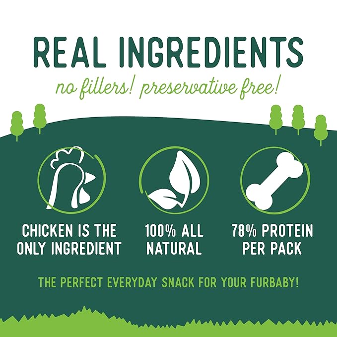 Beg & Barker Chicken Jerky for Dogs (10 Ounce, Pack of 2) - Dog Training Treats - Natural Dog Treats Made in The USA - Grain Free, Diabetic-Friendly, High Protein, Sugar-Free