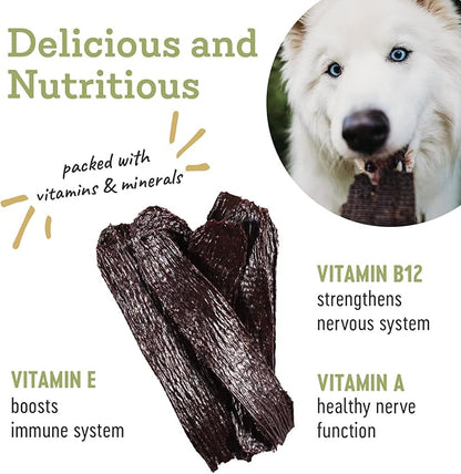 Farm Hounds Beef Kidney Jerky Treats for Dogs, Premium Dried Dog Treats, High Protein Training Treat for Small & Large Dogs, Natural & Healthy Dog Treats, Made in USA, Beef Kidney 4oz