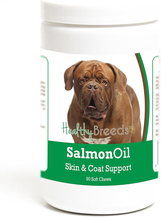 Healthy Breeds Dogue de Bordeaux Salmon Oil Soft Chews 90 Count