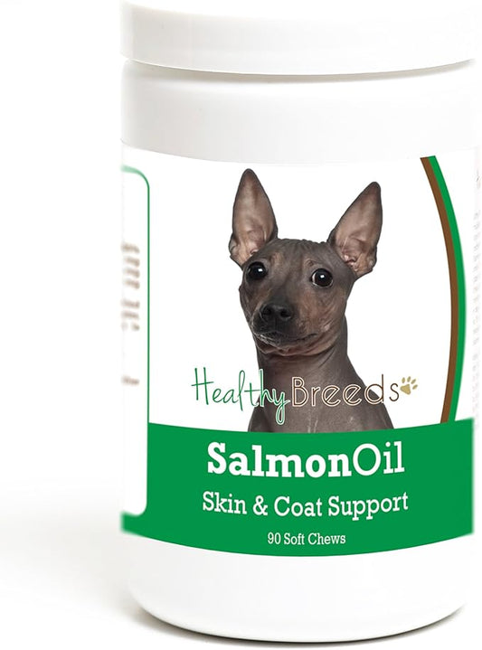 Healthy Breeds American Hairless Terrier Salmon Oil Soft Chews 90 Count