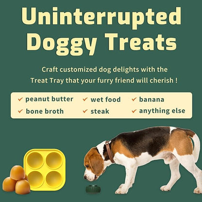 Dog Toy, Compatible with Woof Pops, Dogs Toys to Keep Them Busy, Refillable Homemade Freezable Dog Food, Reduces Anxiety Medium Large Dogs Frozen Treat Toy Holder
