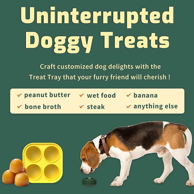 Dog Toy, Compatible with Woof Pops, Dogs Toys to Keep Them Busy, Refillable Homemade Freezable Dog Food, Reduces Anxiety Medium Large Dogs Frozen Treat Toy Holder