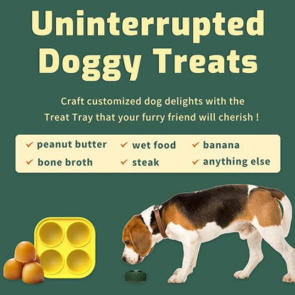 Dog Toy, Compatible with Woof Pops, Dogs Toys to Keep Them Busy, Refillable Homemade Freezable Dog Food, Reduces Anxiety Medium Large Dogs Frozen Treat Toy Holder
