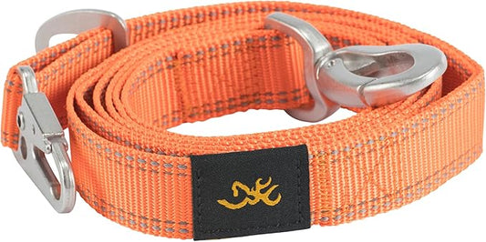 Browning Classic Dog Leash, Safety Orange, 6ft x 1in