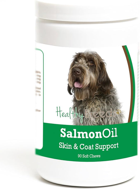 Healthy Breeds Wirehaired Pointing Griffon Salmon Oil Soft Chews 90 Count