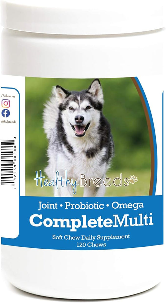 Healthy Breeds Alaskan Malamute All in One Multivitamin Soft Chew 120 Count