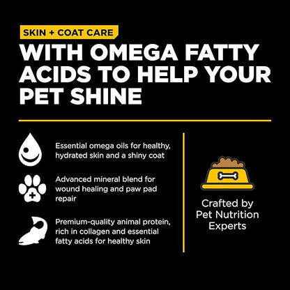 Bundle of Go! Solutions Skin + Coat Care - Dry Dog Food for Puppy, 12lb and Go! Solutions Skin + Coat Care - Dry Dog Food for Adult, 25lb