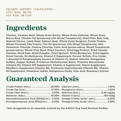 Nutro Ultra High Protein Dry Puppy Food, Trio of Proteins from Chicken, Lamb and Salmon, 12 lb. Bag