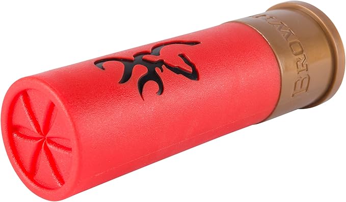 Browning Pet Toys, Durable Dog Toys for Tug and Fetch, Shot Shell Red Squeaker Toy
