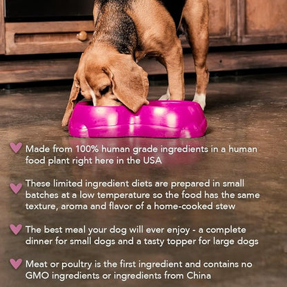 Caru - Real Turkey Stew For Dogs, Natural Adult Wet Dog Food With Added Vitamins And Minerals, Free From Grain, Wheat And Gluten (12.5 Oz)