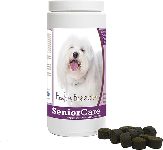 Healthy Breeds Coton de Tulear Senior Dog Care Soft Chews 100 Count