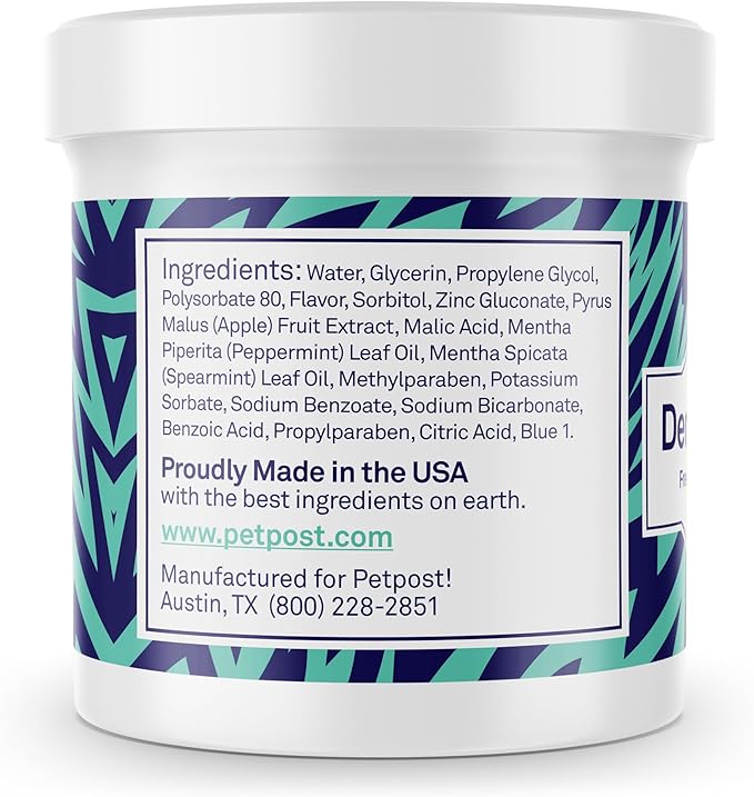 Petpost | Dental Wipes for Dogs - Bad Breath and Tooth Buildup Remover - Presoaked Pads in Natural Tooth Cleaning Solution 100 ct.