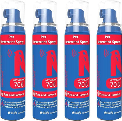 Pet Instructor Spray for Dog, 70ml Spray Corrector Dog Trainer, Safe Humane & Effective Stop Barking, Jumping Up, Food Stealing, Dog Fights & Attacks, Help Stop Unnecessary Dog Behaviour (4 Pack)