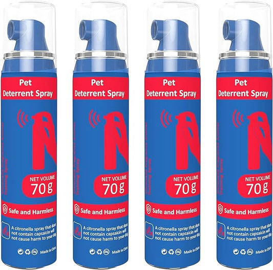 Pet Instructor Spray for Dog, 70ml Spray Corrector Dog Trainer, Safe Humane & Effective Stop Barking, Jumping Up, Food Stealing, Dog Fights & Attacks, Help Stop Unnecessary Dog Behaviour (4 Pack)