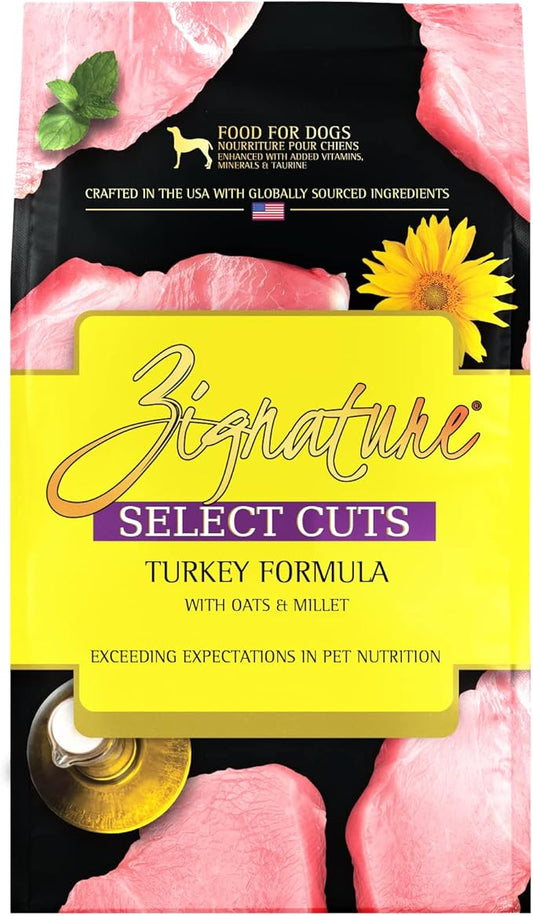 Zignature Select Cuts Turkey Formula Dry Dog Food 4lb